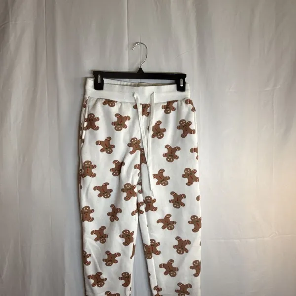 Better Together Gingerbread Print Sweatpants Size Small Preowned - Image 2