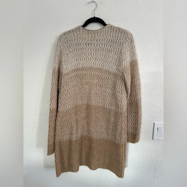 Croft & Barrow Women's‎ Beige Knit Cardigan - Image 2