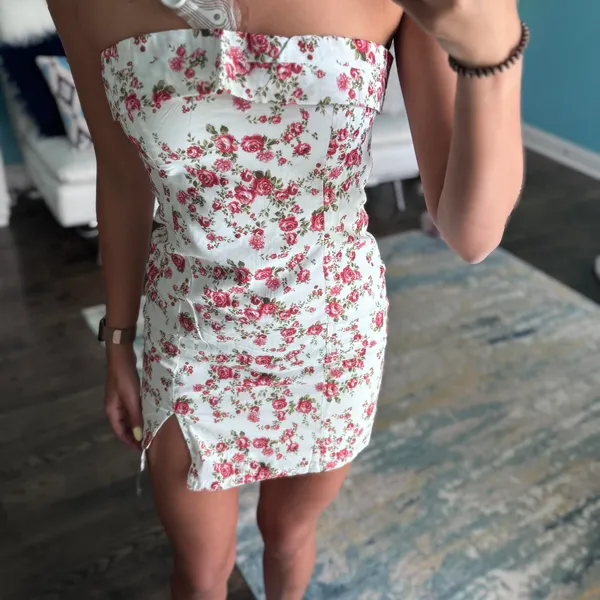 That’s so fetch floral mini dress - Image 2