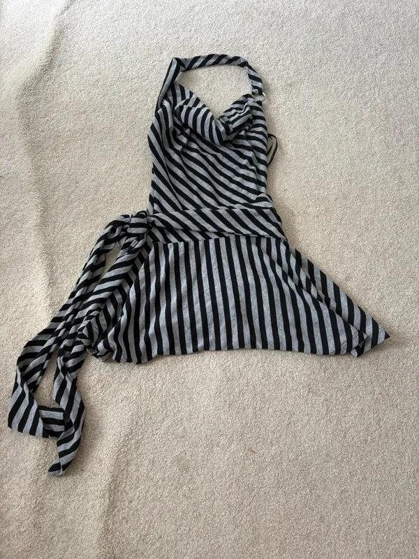 Princess Polly Striped Halter Dress - Image 2