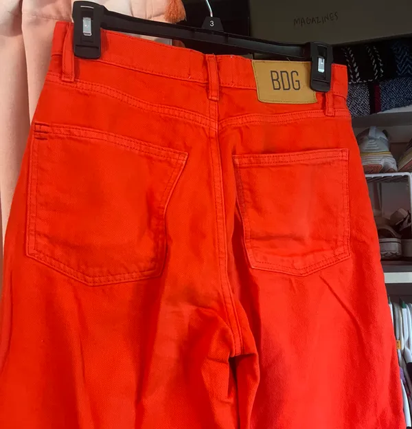 Red-Orange Jeans - Image 3