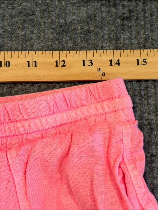 Universal Threads Pink Drawstring Linen-Blend Shorts‎ Womens Small S - Image 5