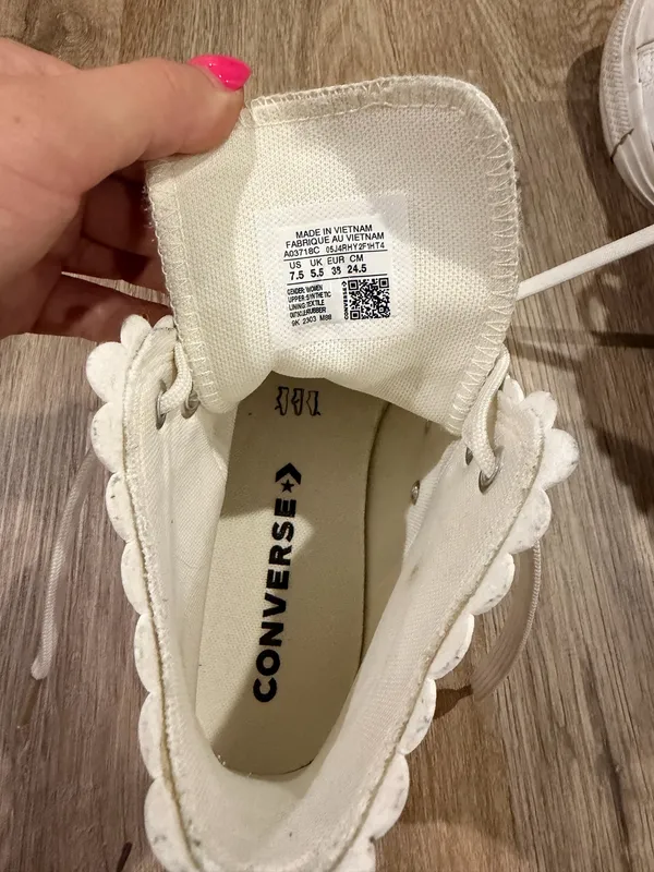 White Converse High-Top - Image 5