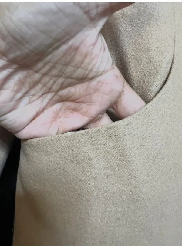 Trouve Wool Blend Coat Women’s Size XS Tan - Image 3