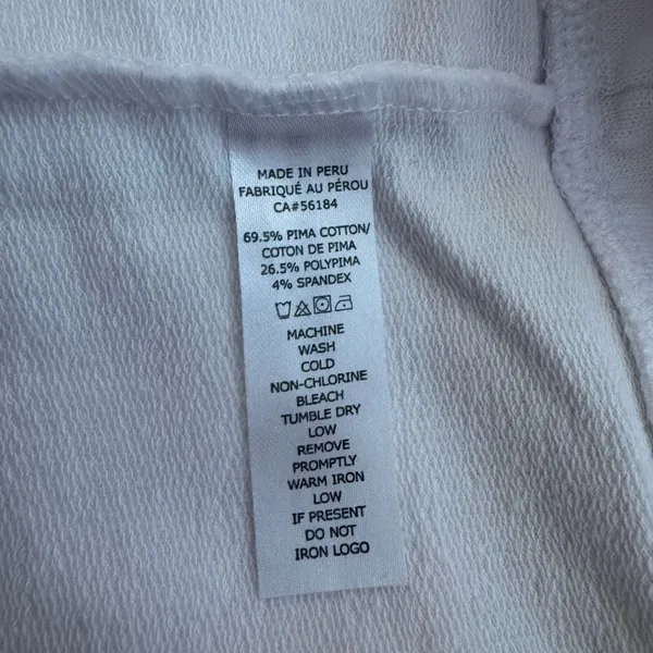 B Draddy Women's white Siobhan Sweatshirt logo* - Image 5