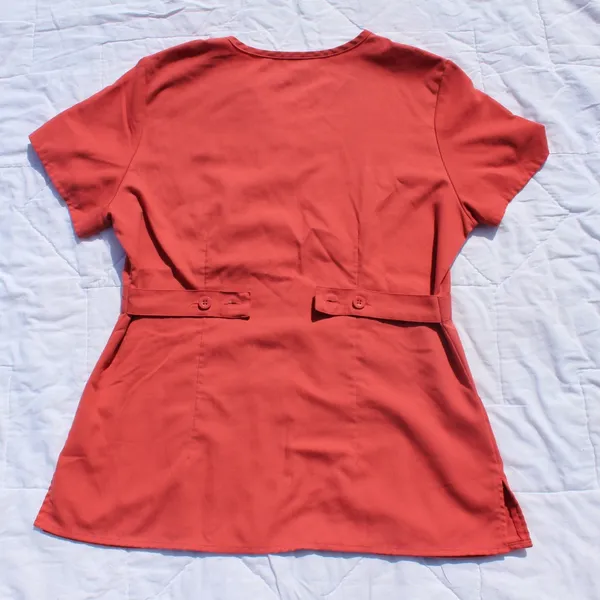 Greys Anatomy Scrub Top Salmon Medium  - Image 5