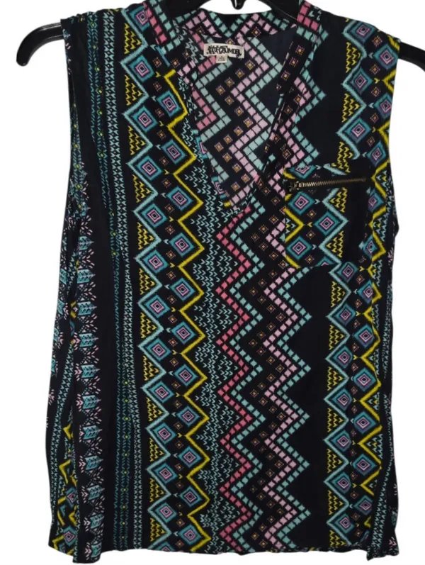 Tramp Sleeveless Blouse Size Large Black - Image 3