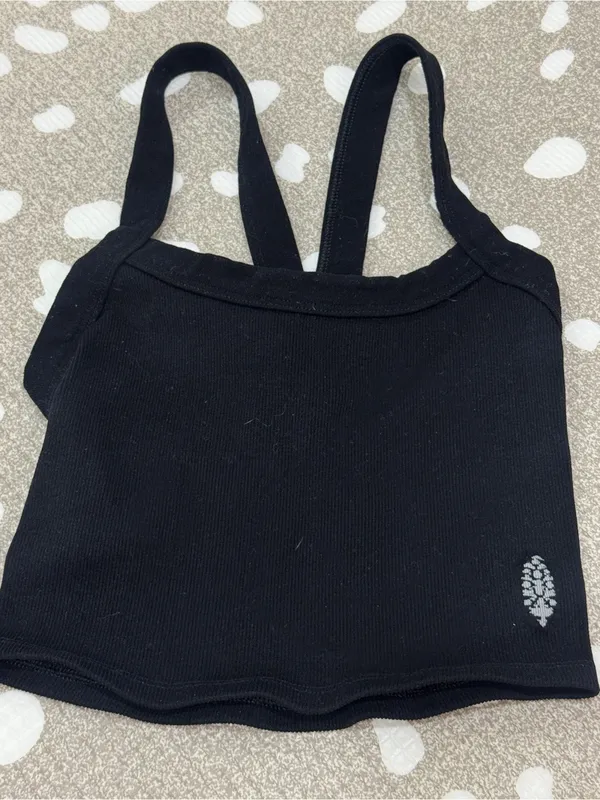 FP Movement All Clear ribbed cami tank top cropped logo scoop neck free people - Image 8