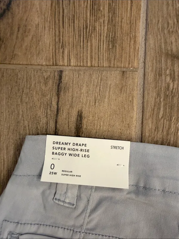 American Eagle Outfitters Pale Blue Stretch Pants - Image 5