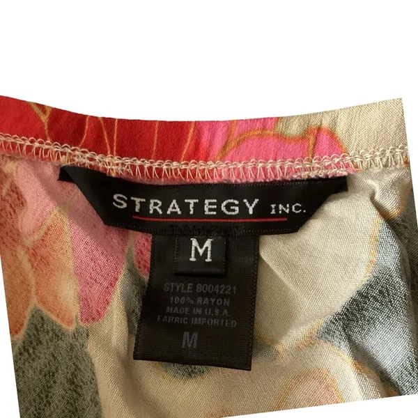 Strategy Floral Print Skirt Pink Size M - Image 2
