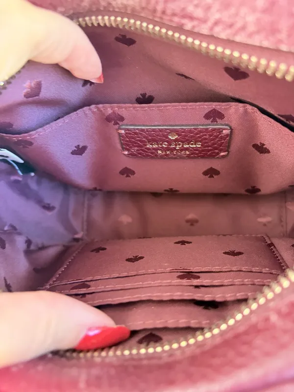 kate spade Leather Crossbody Bag Red Size OS - Image 13