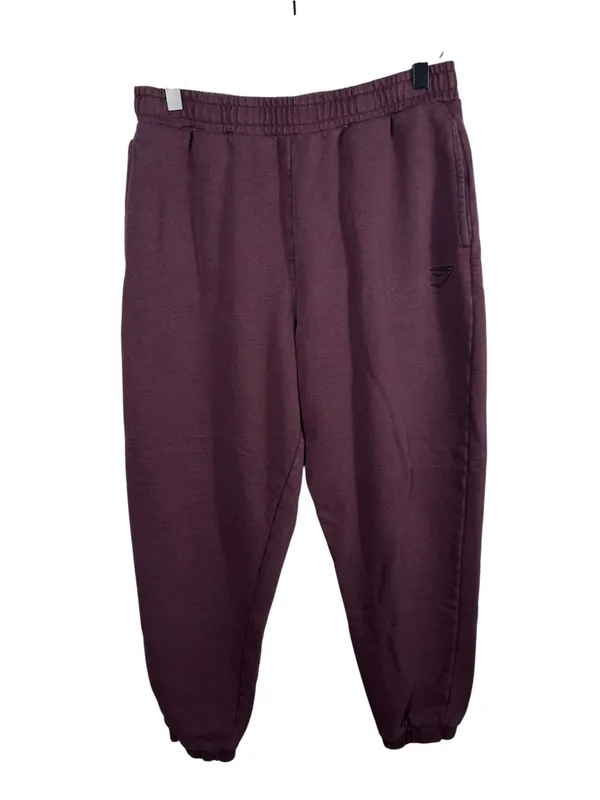 Gymshark Rest Day Sweats Joggers Medium Deep Plum Marl‎ Purple Sweatpants - Image 2