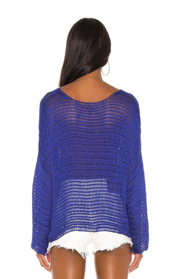 Revolve Blue Knit Sweater - Image 2