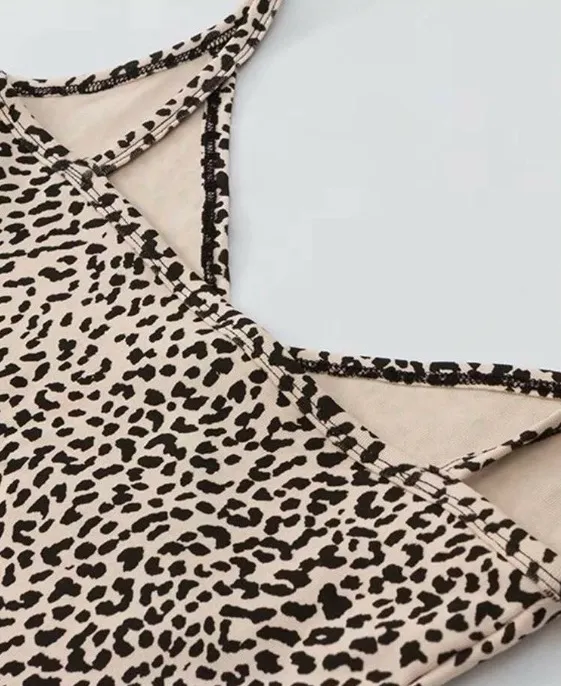 SheIn Leopard Print Surplice Cami Top - Image 3