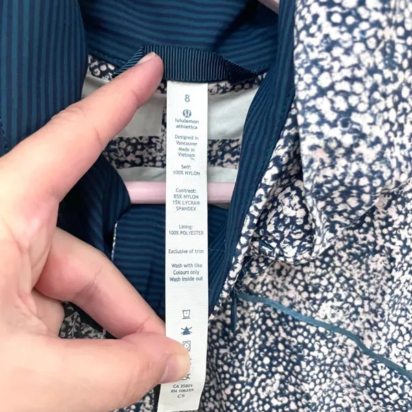 Lululemon Runaway Jacket Pebble Print Parfait Pink Alberta Lake Size 8 - Image 4