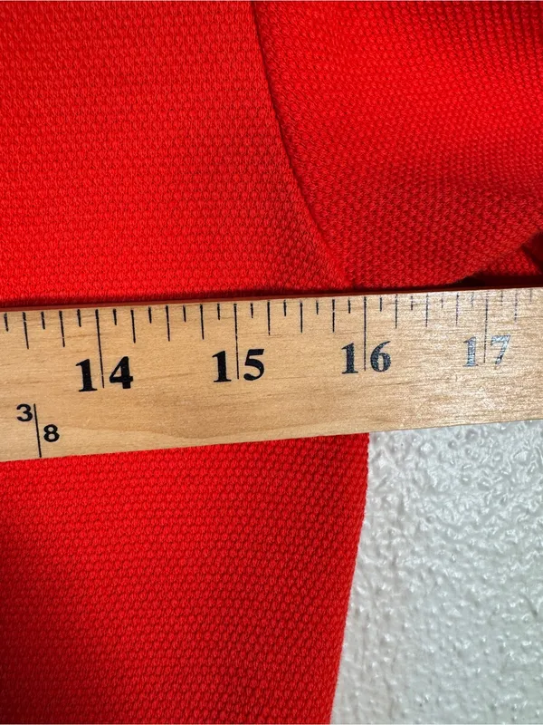 Boden Red Fit & Flare Mini Dress Womens 8 Classic Preppy Corp Core Modest - Image 6