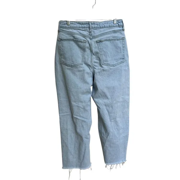Wild Fable Highest Rise Distressed Baggy Light‎ Wash Jean Size 8/29 - Image 2