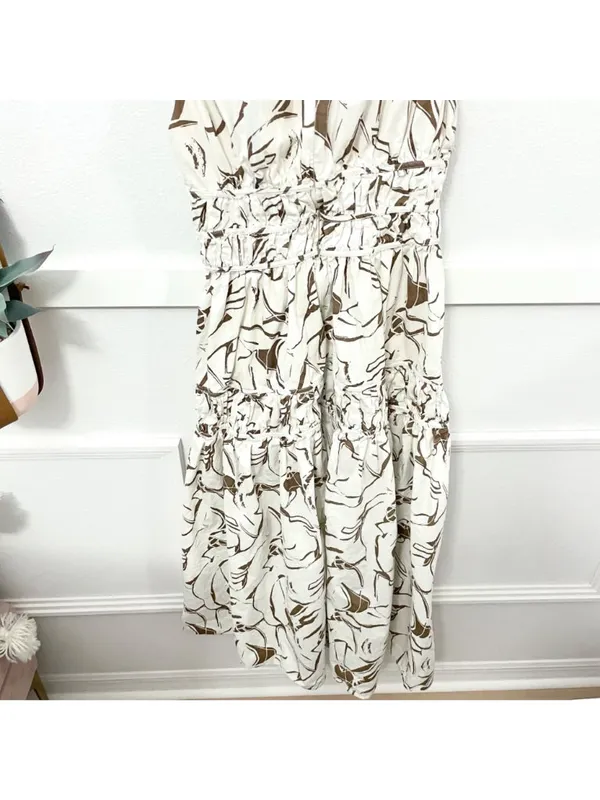 All About May Through the Trees Maxi Dress White Size US 6 - Image 6