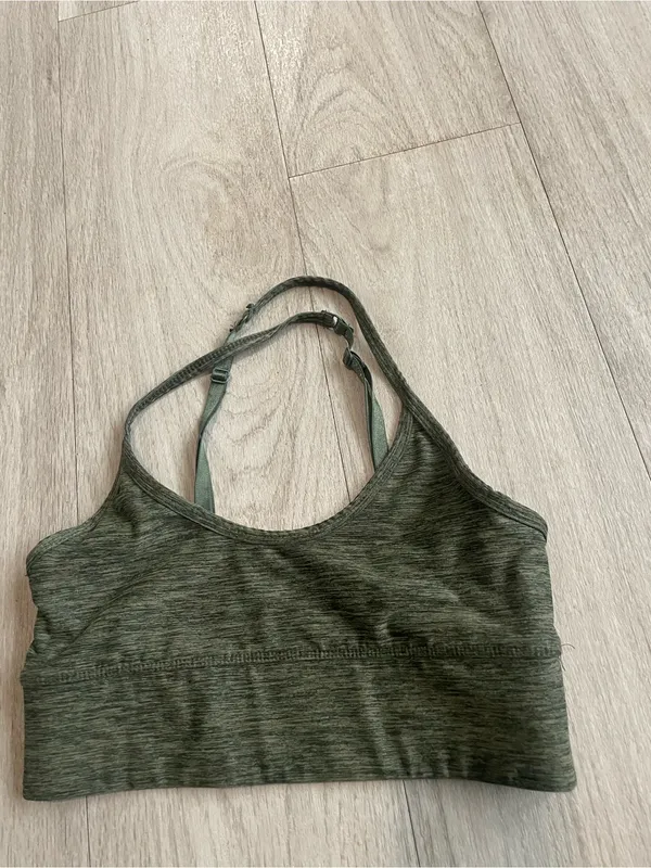 Forever 21 Heathered Olive Green Bralette - Image 2