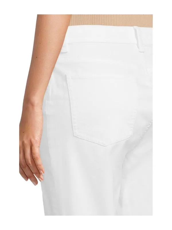 Eileen Fisher Womens Straight Cropped Jeans S5GDD-P4870M White XL - Image 13