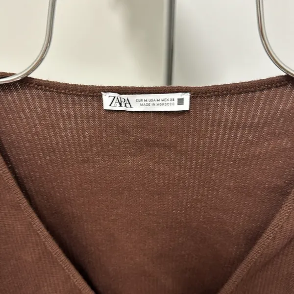 Zara Cross Tie Top NWOT - Image 2