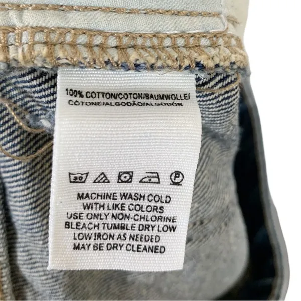 Free People We The Free High Waist Jean Skirt Size 27 - Image 11