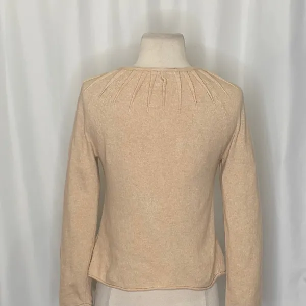 Anthropologie CHARLIE & ROBIN Cashmere Wool Cropped Cardigan Sweater Small - Image 8