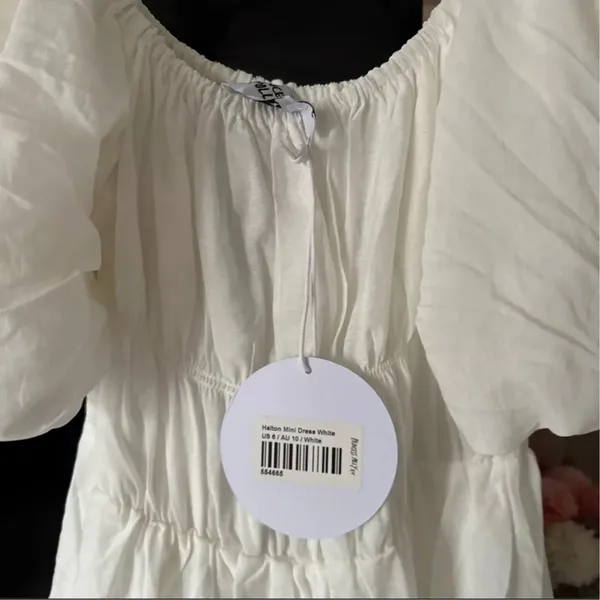 Princess Polly Halton Mini Puff Sleeve Dress NEW - Image 5
