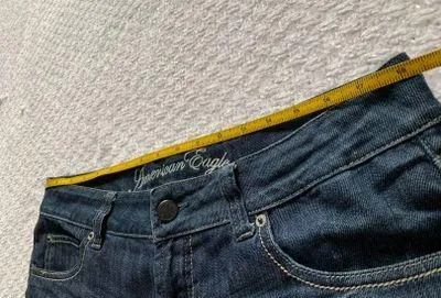 American Eagle Favorite Boyfriend Denim Shorts Size 12 Like New - Image 3