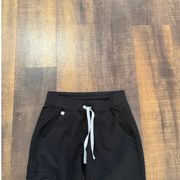 Figs Black Zamora Jogger Scrub Pants Size XS/P - Image 4