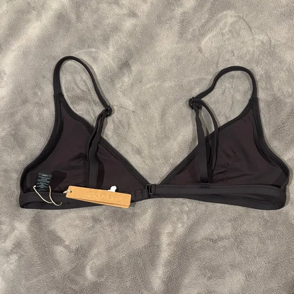 SKIMS Black Triangle Bikini Top - Image 2