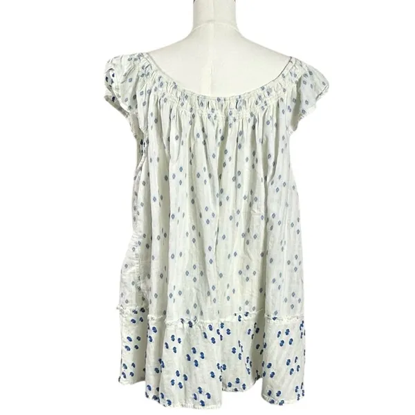 Free People Jules Cotton Embroidered Tunic White Size Small Bohemian Cottage - Image 7