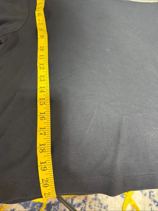 COS Black Short-Sleeve crop Crewneck Tee - Image 5