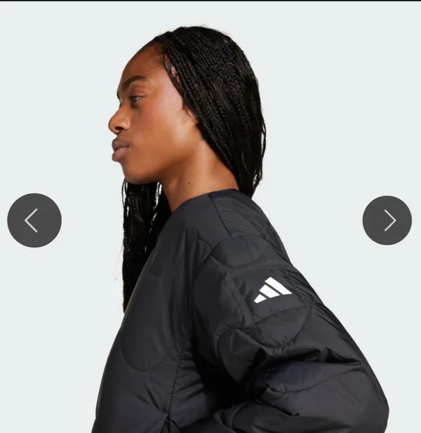 Adidas Women’s NUGANIC INS Black Jacket - Image 8