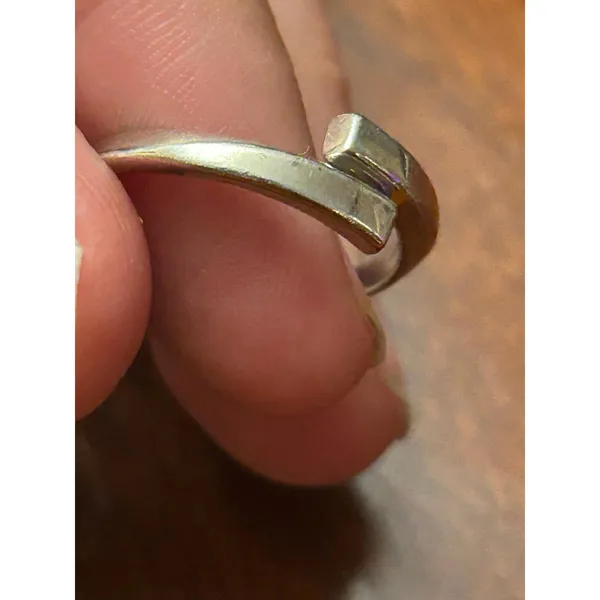 Ring band silver plated size 6.25 2.25g - Image 3