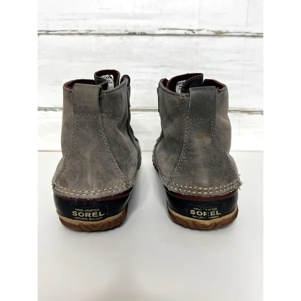 Sorel Out N About Duck Boots Shoe Size 9.5 Waterproof Gray Black Ankle Boots - Image 6