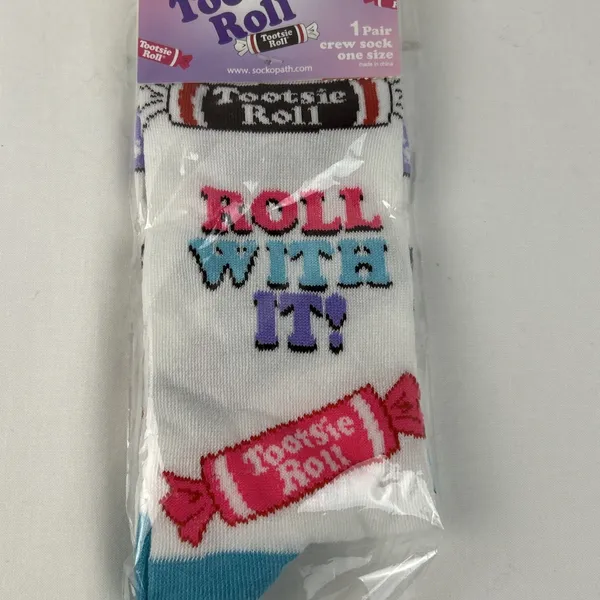 Retro Candy Novelty Crew Socks Women's Size 6-12 & 9-13 Fun l Lot of 4 New - Image 10
