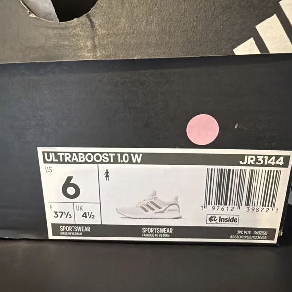 Adidas Women's Ultraboost 1.0 Size 6 White Gold JR3144 New - Image 9