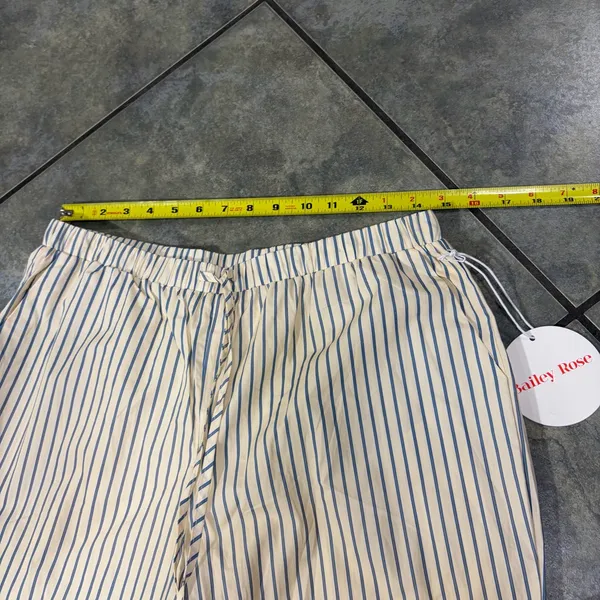Bailey Rose Womens Cocktail Hour Whimsical Martini Inspired Drawstring Pants NWT - Image 7