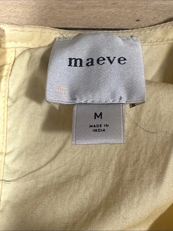 Maeve The Hailey Sleeveless V-Neck Pintuck Midi Dress Sz M - Image 6