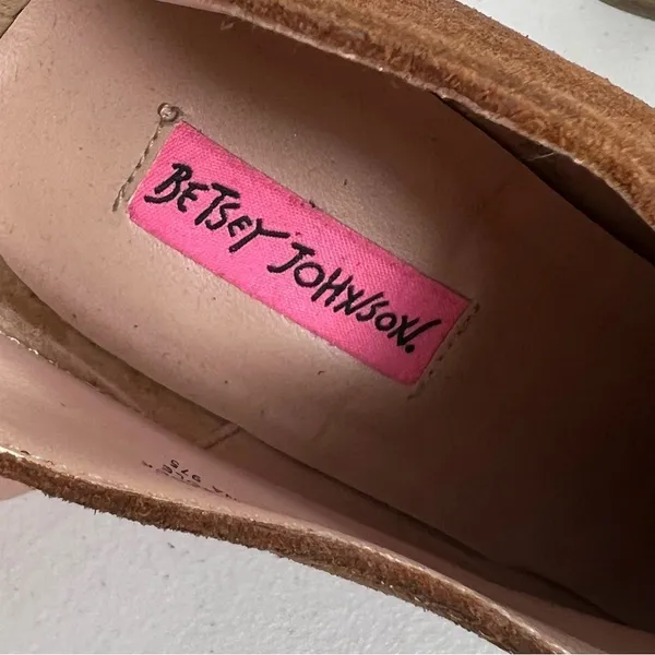 Betsey Johnson Jensen Leather Chestnut Brown Bootie Boots - Image 6
