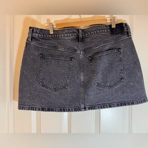 NWT Abercrombie & Fitch Denim‎ Mini Skirt - Denim skirt - grey opulent, size 16 - Image 5
