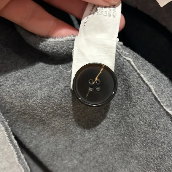 Zara trf Grey‎ Coat size medium - Image 5