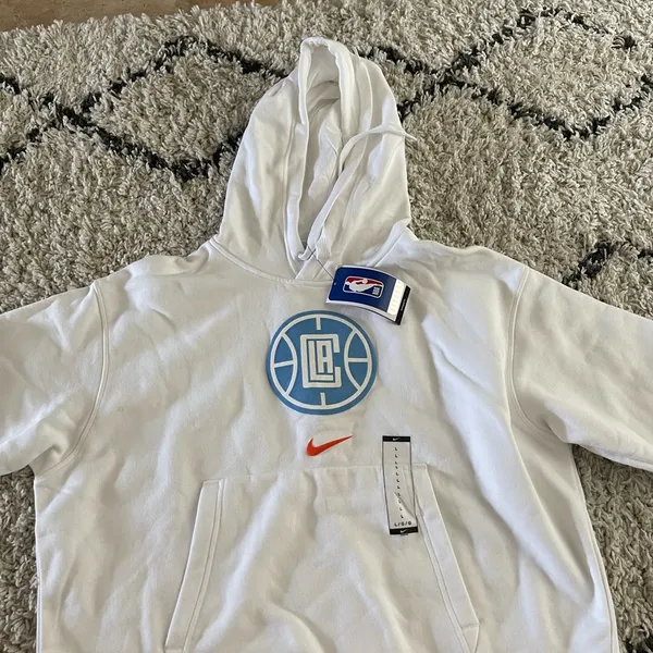 Nike Women's LA clippers  hoodie White - Image 5
