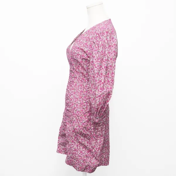 Maje‎ Floral Embroidered Puff Sleeve Dress - Image 6