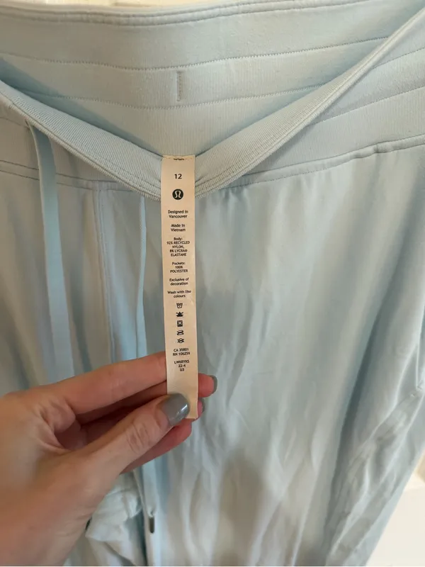 Lululemon Ready to Rulu High-Rise Cropped Jogger Powder Blue Size 12 - Image 7