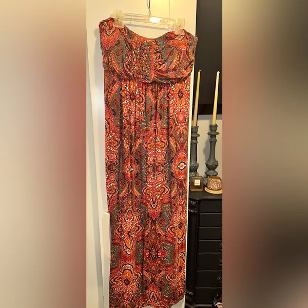 Soma Braided Bodice Strapless Maxi Dress - Image 8
