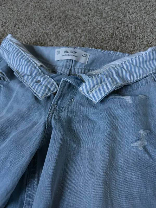 Hollister striped low rise jeans - Image 2