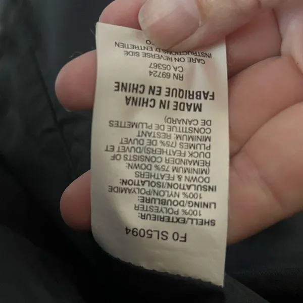 Columbia Black Puffer Down Feather Vest Size XL - Image 7