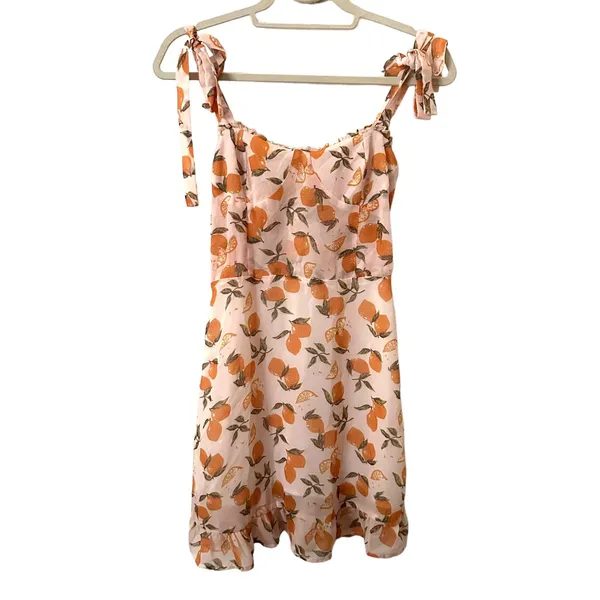O.P.T‎ Lemon Tank Mini Dress Sz XS Yellow - Image 2